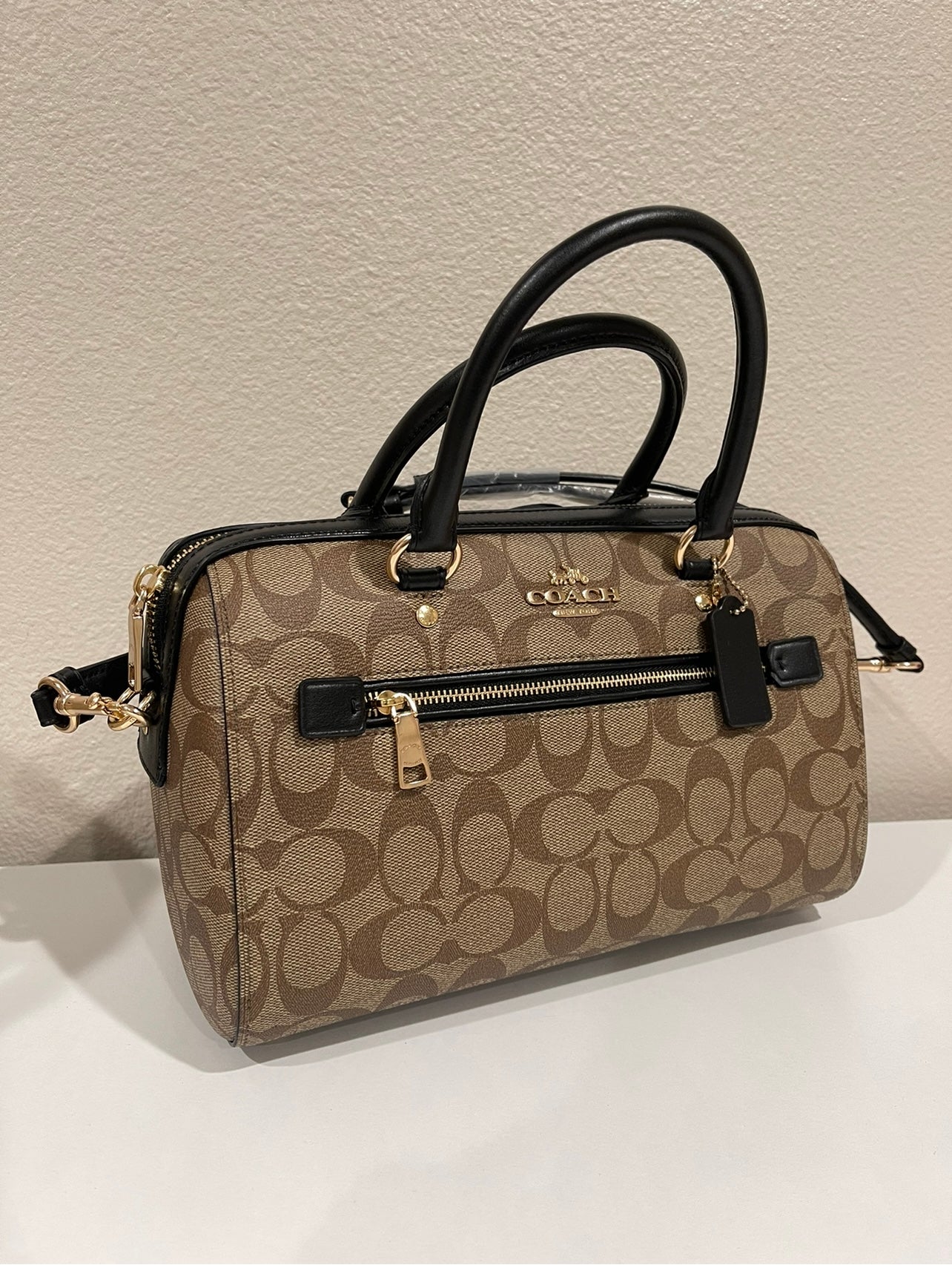 Coach Rowan satchel- light brown